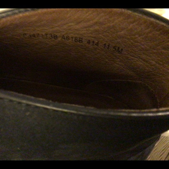 John Varvasto men’s blue suede slip on shoes - Picture 7 of 7